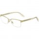 Men glasses pale gold 54 mm