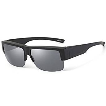 Sunglasses Polarized Lens for  Men Semi Rimless Frame