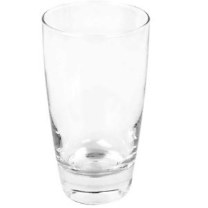 Thick and crystal clear glass cooler, 18 ounces