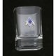 Crystal shot tote glass