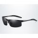 Dust fashion sports glasses polarized sunglasses aluminum and magnesium, black