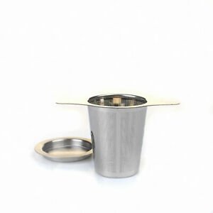 Stainless steel strainer cover Fine Mesh effort tea filter funnel