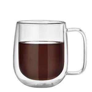 250ML double glass coffee cappuccino tea transparent