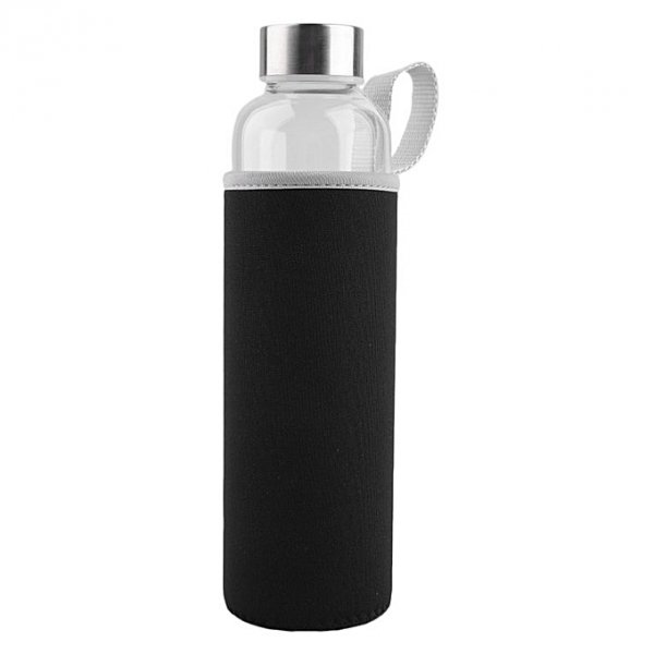 Travel mug portable car shatterproof glass kettle black