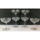 Glass of champagne etching drinking water cup