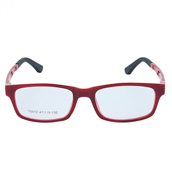 Plastic and Metal Reading Glasses - Maroon and Black