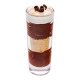 Glass dessert shooters, mini glass coffee, alcohol or mini desserts and appetizers, 3 ounces