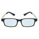 Plastic and Metal Reading Glasses - Black and White