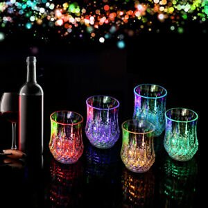 LED flashing light up beer mug beer mug glass bar