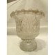 Vintage vase crystal engraving molded shape