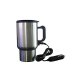 Heated stainless steel coffee cup mug car charger