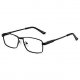 Male metal rim transparent lens eyeglasses