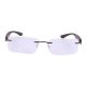 Plastic and Metal Reading Glasses - Black