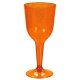 Orange plastic cup orange flash