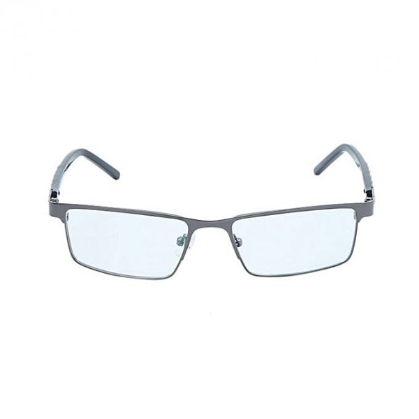 Plastic and Metal Reading Glasses - Gray