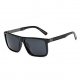 Trendy Oversized Square Aviator Polarized Sunglasses Wayfarer Style with Big Unbreakable Frame and Anti-glare Lens