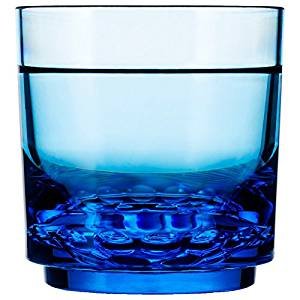 Classic rock indestructible glass 10 oz blue