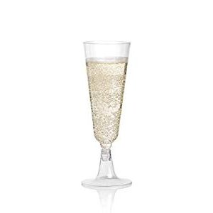 Disposable champagne goblet bulk bag the perfect wedding / party cocktail glass