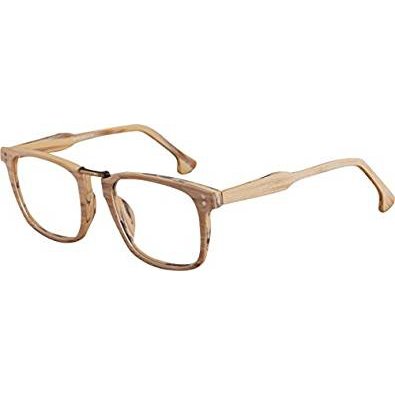 Vintage Classic Full Frame Wood Grain Unisex Glasses Frame