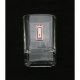 Telephone booth cut transparent shot small glass