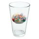 Colorful bicycle wall novelty 16 ounce pint glass