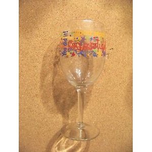 Dry wine glass transparent glass goblet