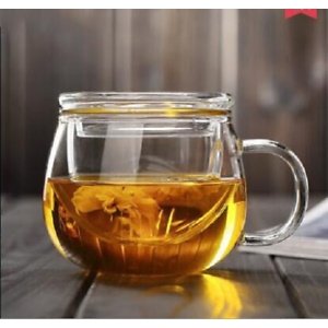 350ML transparent glass coffee cup juice cup drinking cup