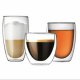 Double-layer glass handmade heat-resistant tea drink cup drinkware 250Ml, 350Ml, 450Ml