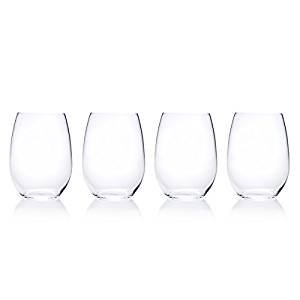 Stemless wine glass