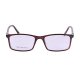 Metal and Shell Reading Glasses - Dark Red