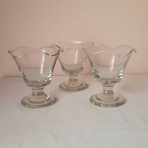 Sundae glass dish dessert cup, water glass