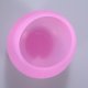 Silicone glass shatterproof glass indestructible foldable camping barbecue picnic party travel mug Color: Pink