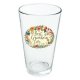 16 oz glass flower novelty