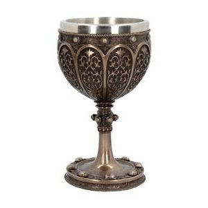 Goblet gray elegant home wine glass 17cm