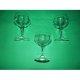 Long stem liqueur cup glassware