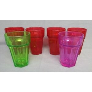 Vintage colored drinking cup, highball, dinner style