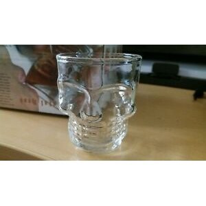 Daily water cup skull small glass