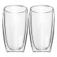 Heat-resistant borosilicate glass double glass mugs