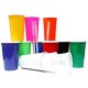 Large 20 oz plastic beverage cups, lids, and straws, the package 14, color matching