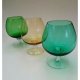 Wine glass cognac wine glass vintage retro color dry balloon glass