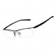 Men Z Pure Titanium Semi-rimless Eyeglasses Business Prescription Optical Frame 8189