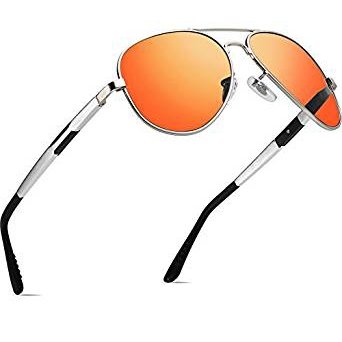 Men's Aviator Driving Polarized Sunglasses Al-Mg Metal Frame Ultra Light