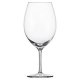 Crystal wine glass goblet collection of classic Bordeaux red wine