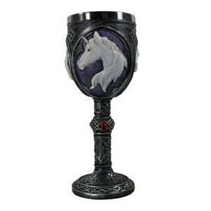 Goblet, stainless steel black 7 X 19CM