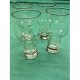 Beer mug transparent daily water glass handle base