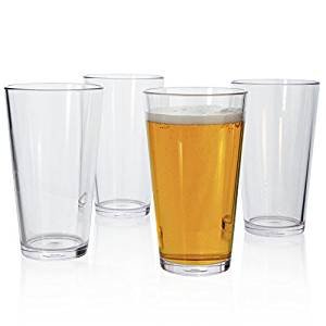 Plastic beer glass