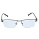 Plastic and Metal Reading Glasses - Dark Gray