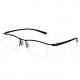 Semi-rimless spectacle frame titanium lenses optically transparent service