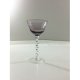 Purple coloring, 6" martini, wine glass