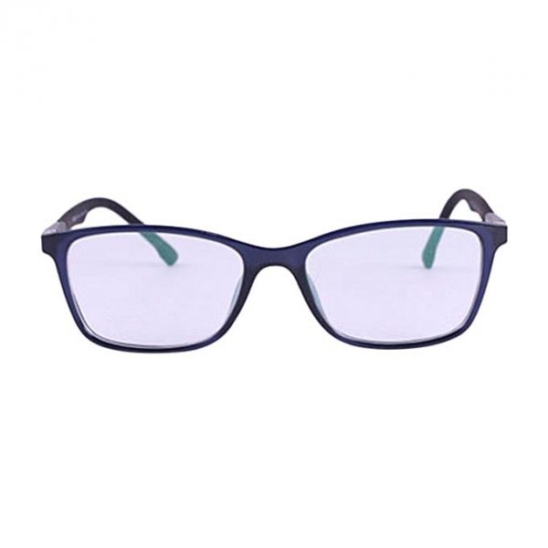 Metal and Shell Reading Glasses - Blue and Black